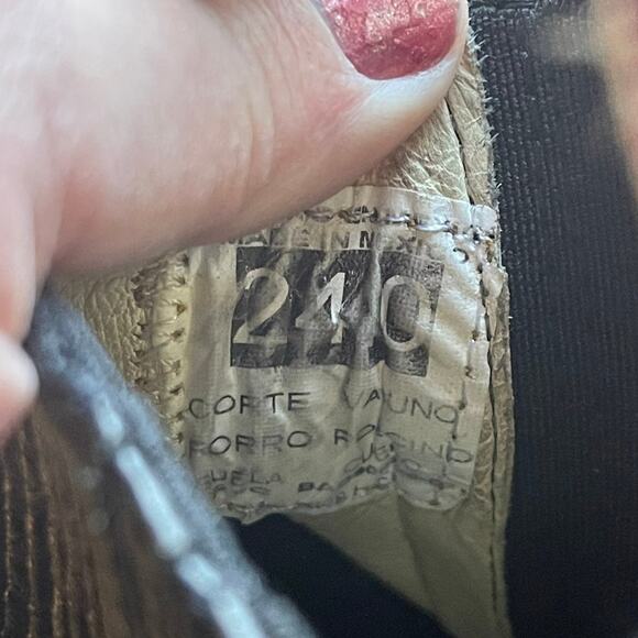 LA BARCA ANKLE BOOTS black sz 24 (7) - Picture 7 of 9